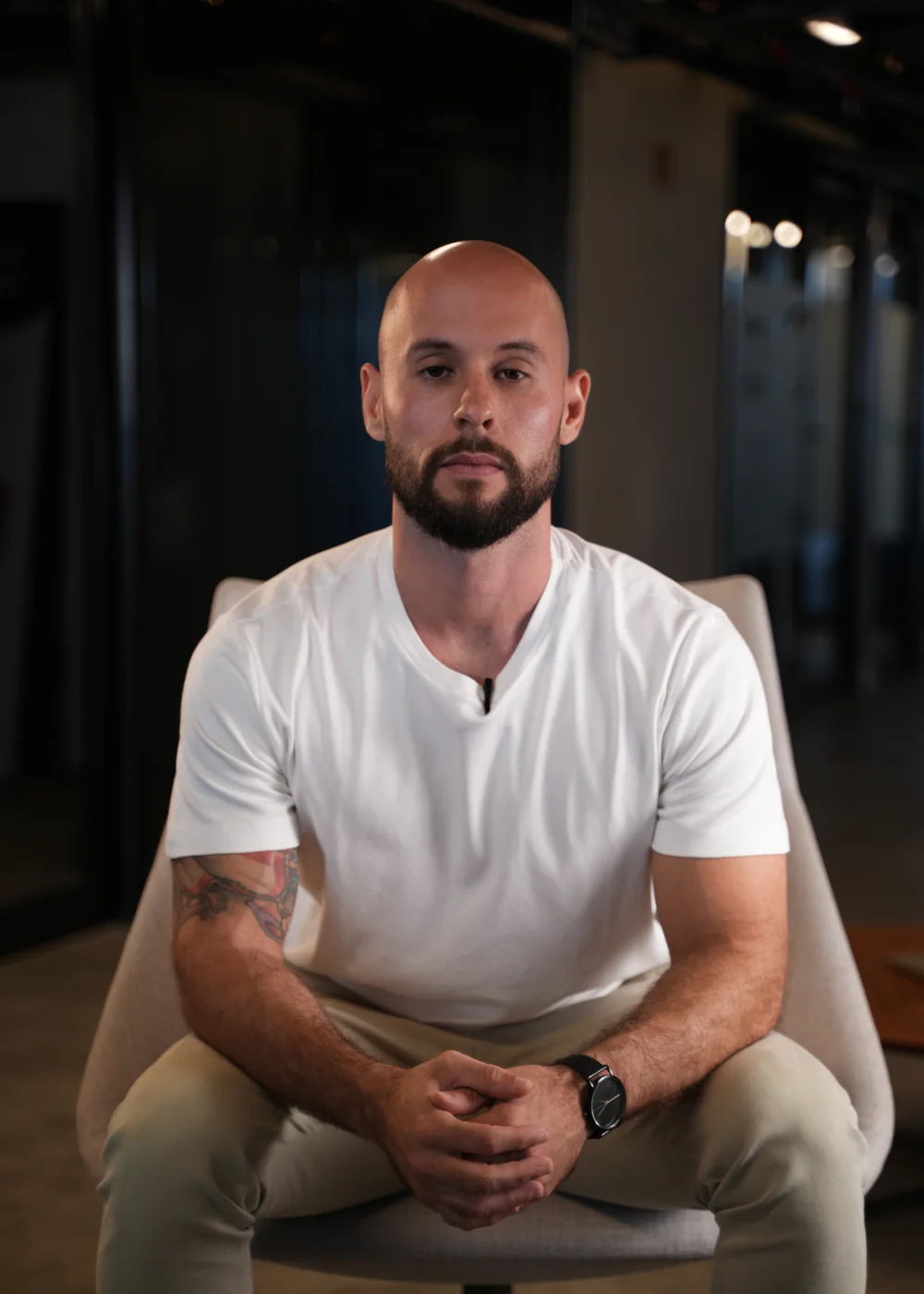 Retrato de Vini, da equipe Detalhe